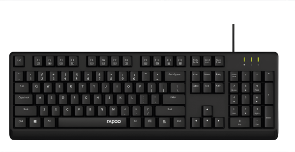 WIRED KEYBOARD BLACK USB NK1900