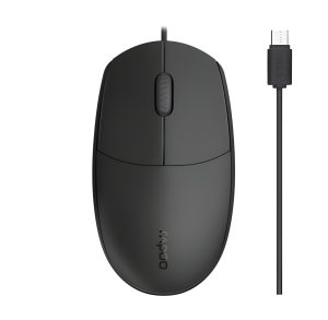 WIRED OPTICAL MOUSE BLACK TYPE-C N100C