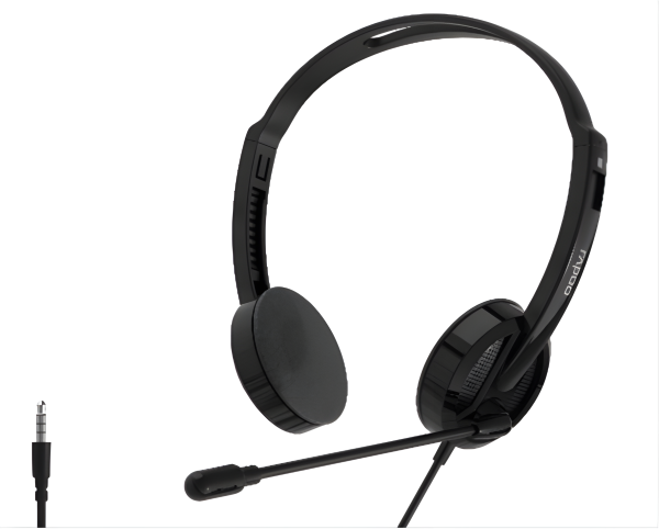 WIRED STRREO HEADSET BLACK H101
